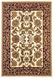 KAS Cambridge  7303 Ivory/Red Kashan